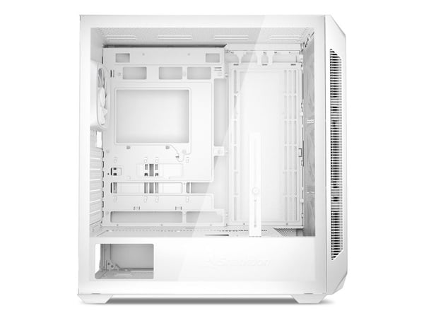 Sharkoon AK5M RGB, Midi Tower, PC, Hvit, ATX, Micro ATX, Mini-ITX, Multi, PC-kabinettvifte