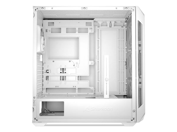 Sharkoon AK5M RGB, Midi Tower, PC, Hvit, ATX, Micro ATX, Mini-ITX, Multi, PC-kabinettvifte