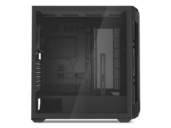 Sharkoon AK5G RGB, Midi Tower, PC, Sort, ATX, Micro ATX, Mini-ITX, Multi, PC-kabinettvifte