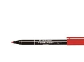 Pysyvä tussi Centropen 2846, 1 mm, rød