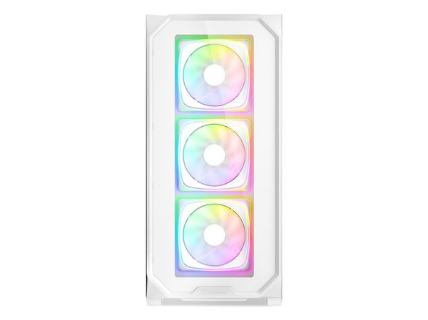 Sharkoon AK5G RGB, Midi Tower, PC, Hvit, ATX, Micro ATX, Mini-ITX, Multi, PC-kabinettvifte