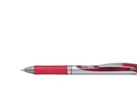 Pentel EnerGel XM Klick - Rulleballpenn - rød - gelblekk - 0.7 mm - medium - retraktil