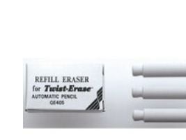 Pentel E10, Valkoinen, Aikuinen & lapsi, Side FX, Twist-Erase CLICK, Twist-Erase EXPRESS, Twist-Erase III, 3 kpl
