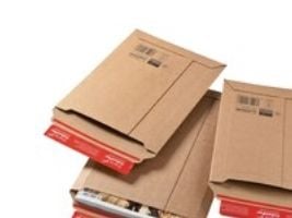 Papperskuvert ColomPac® brun HxBxL 50 x 150 x 250 mm, förpackning med 20 st.