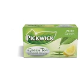Te Pickwick Grøn lemon m/20 breve (12 x 20 breve/karton)