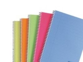 Notesbog, Clairefontaine Linicolor, A4, 90 g, 90 ark, linjeret