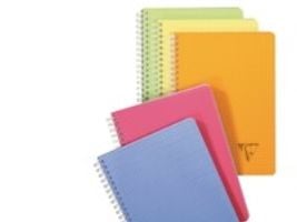 Notesbog, Clairefontaine Linicolor, A5, 90 ark, ternet