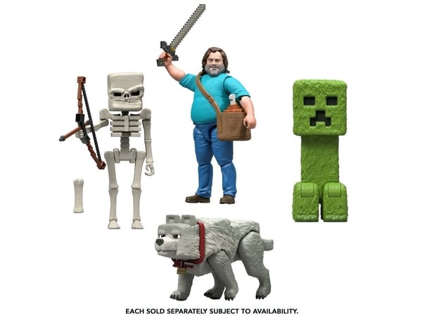 Mattel Minecraft -elokuvafiguuri (JFR44)