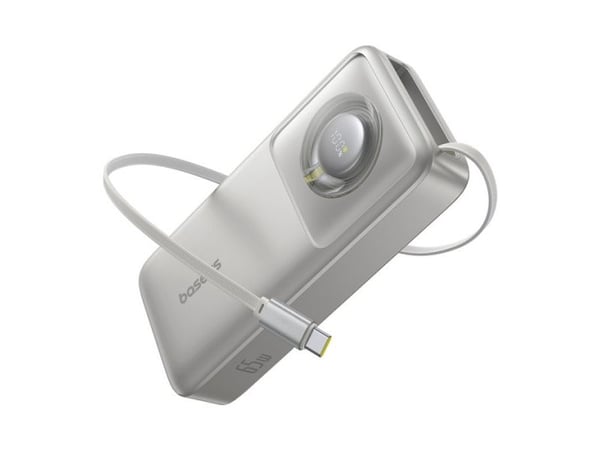 Baseus Free2Pull, 20000 mAh, Lithium Polymer (LiPo), 65 W, Grå