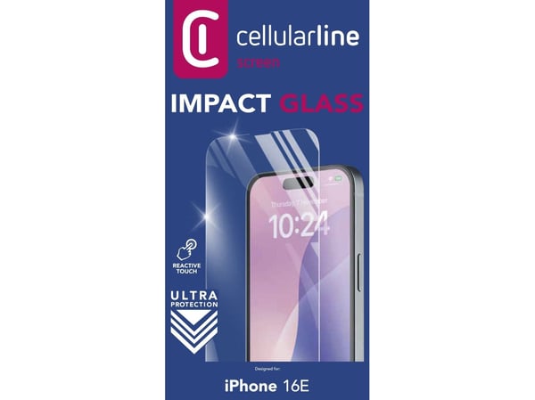 Cellularline 8018080492709, Apple, iPhone SE (2025), Slagbestandig, Ripebestandig, Gjennomsiktig, 1 stykker