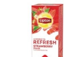 Te, Lipton Jordbær, pakke a 25 stk