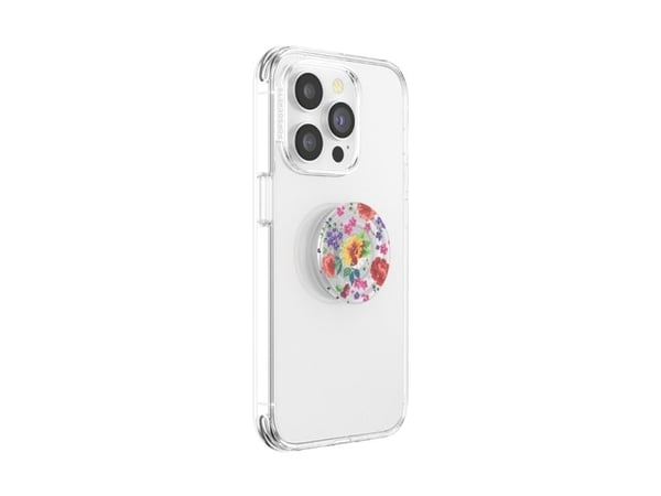 PopSockets 807390, Grepp, Multifärg, Transparent, Blommönster, Universal, 1 styck, 38,8 mm