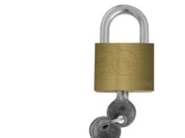 Hængelås Safe tool, 40 mm, messing og rustfrit stål