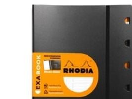 Notesbog, Rhodia Exabook, A4, linjeret, 80 g, 96 sider