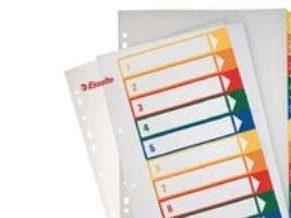 Register Esselte Project, A4+, 1-10