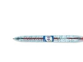 Pilot B2P Gel, Kuulakärkikynän kiinnitys painamalla paikalleen, Punainen, Läpinäkyvä, Punainen, Muovi, 0,5 mm, 0,32 mm