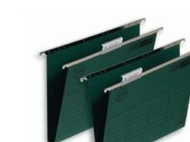 ELBA verticfile Ultimate - Hengefil - 30 mm - for Foolscap (343 x 432 mm) - UK-grønn (en pakke 50)