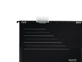 Saranoitu kansio leitz alpha active, a4, musta, 5 kpl pakkaus