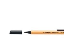 STABILO GREENpoint, Sort, Sort, Oransje, Plast, Rund, Fiber, 0,8 mm
