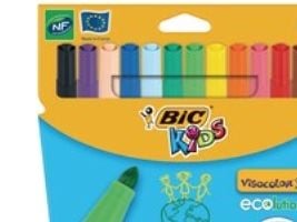 BIC 8922231, 12 väriä, Monivärinen, Pyöreä pää, Monivärinen, Pyöreä, 3 vuosi/vuosia
