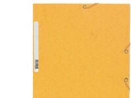 Elastisk mapp exacompta, 425 g, gul