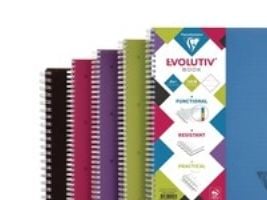 Notesbog, Clairefontaine Linicolor, Evolutiv, A4, linjeret