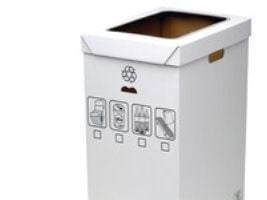 Fellowes R-Kive System Recycle Bin, Grå, Hvit, 300 x 500 x 600 mm, 300 x 500 x 600 mm