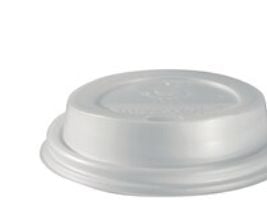 Låg, Duni Sweet, hvide, til 24 cl, pakke a 50 stk
