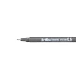 Fineliner Artline tegnepenn EK236, 0,6 mm, sort