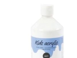 Acrylfarve A-Color 32102 mat hvid 500 ml