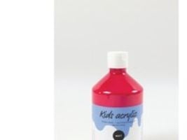 Akrylmaling A-Color 02 - mat, primærrød, 500 ml
