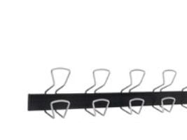 Alba PMPRO5M, Innendørs, Universalkrok, Sort, Sølv, ABS, Stål, Skru, 10 kg