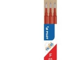Refill Pilot Frixion Fine 0.5 mm rød - (3 stk.)