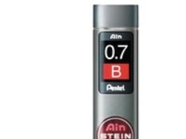 Stivere pentel ain stein høy polymer, b, 0,7 mm, koffert a 40 stk.