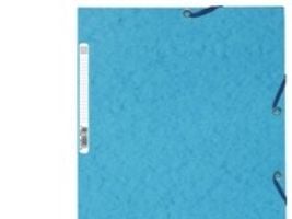 Elastisk mapp exacompta a4 turkos