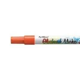 Glaswhiteboardpenna Artline, bred spets, orange