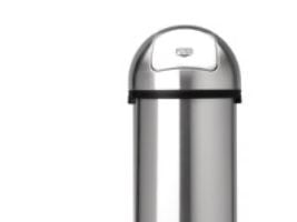 Työntöaisa brabantia, 60 l, matta stål