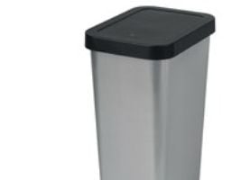 Affaldscontainer Cep, med pedal, 45 L, sort