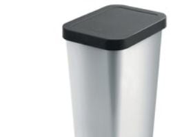 Affaldscontainer Cep, med pedal, 45 L, grå