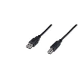 USB-kabel Digitus®, 2.0, USB-A til USB-B, 3 m, sort