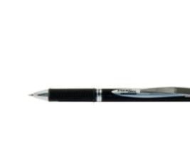 Pentel EnerGel, Uttrykkbar kulepenn med hengefeste, Sort, Sort, Medium, Rund, Ambidekstriøs