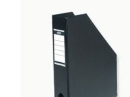 Tidsskriftskassette Elba sort A4 Maxi (stk.)