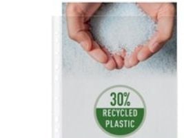 Plastlommer, Esselte, med huller, A4, 115 µm, pakke a 100 stk