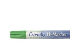 Ballograf Friendly W-Marker - Markør - permanent - grønn - vannbasert blekk - 2-5 mm - medium
