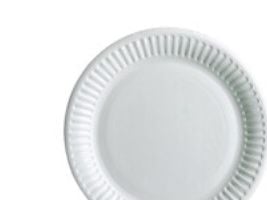 Paptallerkener, Huhtamaki, Ø 15 cm, pakke a 100 stk