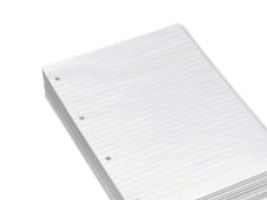 Konferenceblok, Bantex, A4, 25 ark, linjeret, pakke a 20 stk