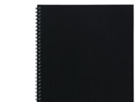 Anteckningsblock Bantex Strong-Line, A4+, linjerat, svart