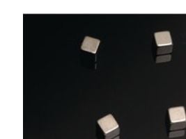 Super Stærke Magneter - kube stål 1x1x1 cm - (4 stk.)