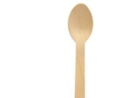 Bestick, Duni skedar, 16 cm trä, förpackning 100 st