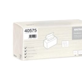 Aftørringsklud Katrin Flex Master 1-lags hvid Non Woven - (5 pakker x 100 stk.)